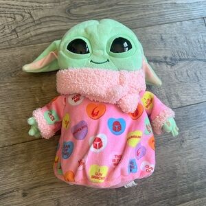 Star Wars Grogu Plush Toy - Pink and Green